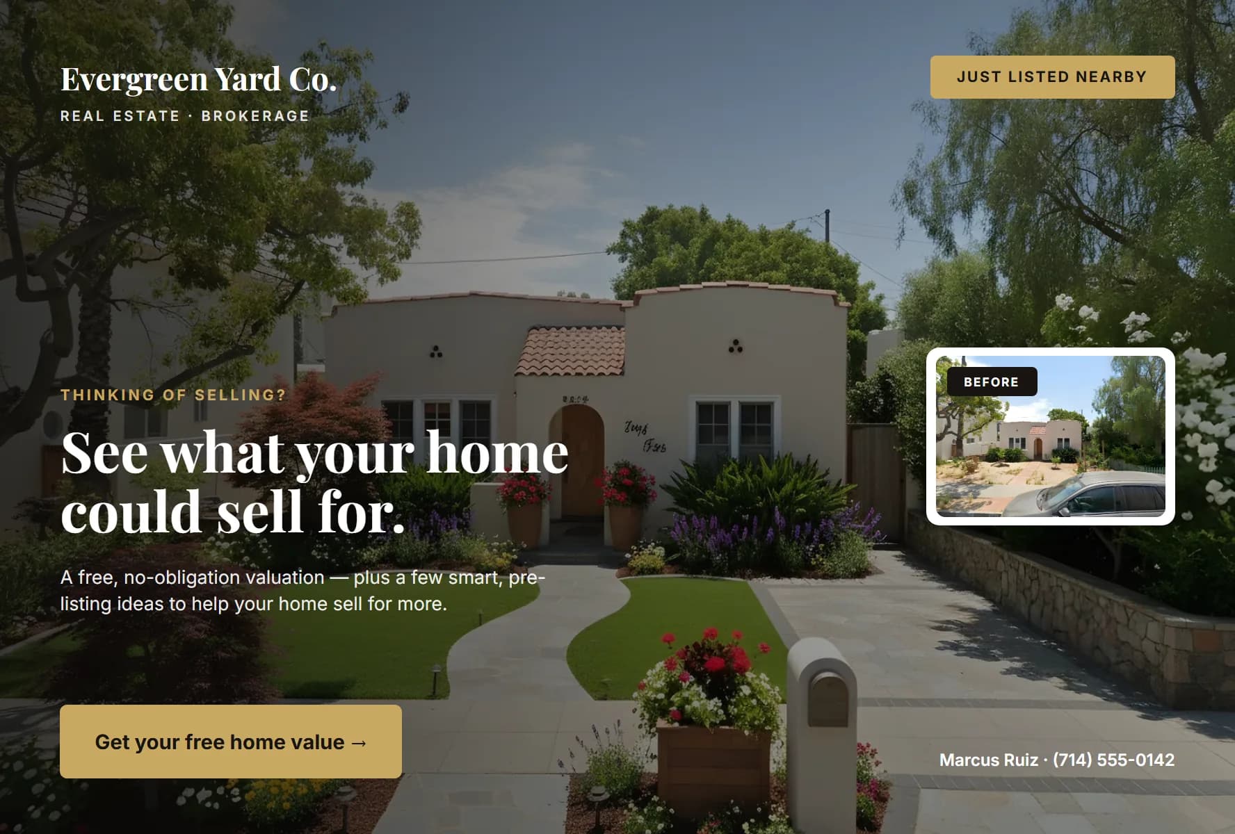 Real Estate V1 postcard front